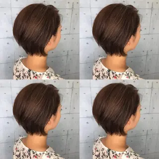 ショート 金沢 広美のヘアスタイル