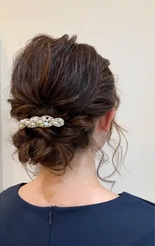 ヘアアレンジ 枚方 tomee 🦋南部 しほ🦋のヘアスタイル