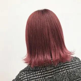 カラー ヘアアレンジ メンズ キッズ ネイル マツエク・マツパ ミディアム パーマ カラー特化サロン Eir心斎橋のヘアスタイル