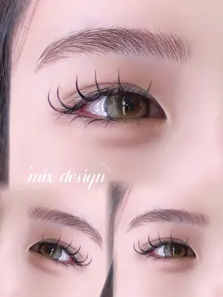 マツエク・マツパ 韓国風束感まつ毛🩵 Nozomiのマツエク・マツパデザイン
