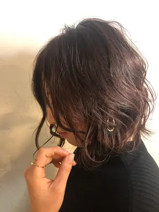 ミディアム カラー m ā l o. マァロのヘアスタイル