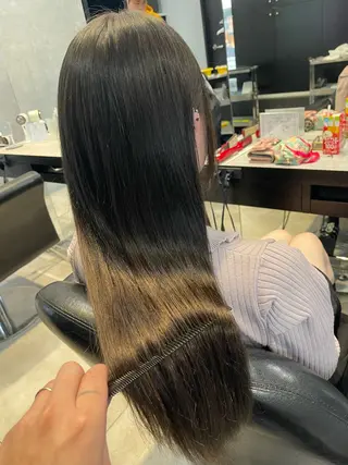 ロング 原宿/プルエ ク/上品カラー/そらのヘアスタイル