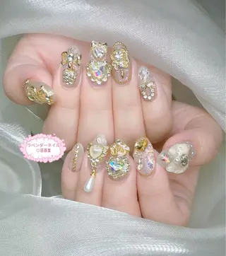 ネイル ラベンダー💖日暮里 ルル💖ネイルのネイルデザイン