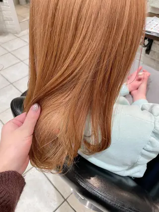 ロング 韓国風ヘア♡ runaのヘアスタイル