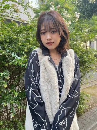 ミディアム leo/ナチュラル/ 海外style🐻のヘアスタイル