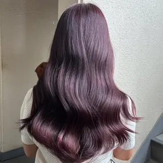 ロング カラー ふかたさや🫧 艶感✖️透明感カラーのヘアスタイル