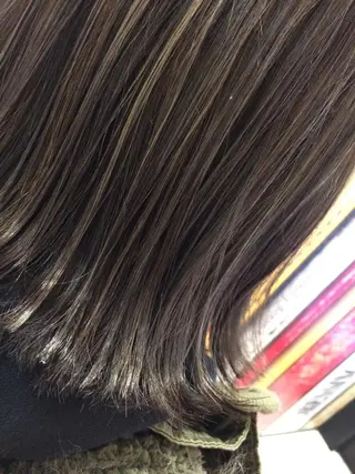 ミディアム カラー ヘアアレンジ Ma ruのヘアスタイル