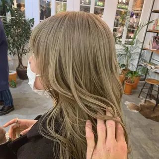 カラー ハッシュカット カシマハヤトのヘアスタイル