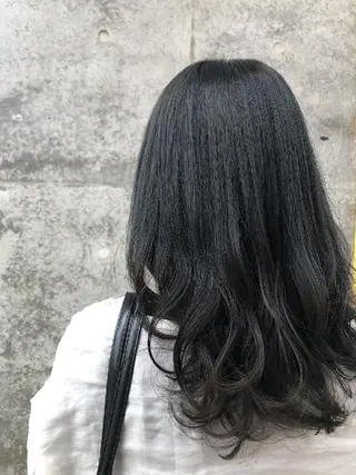 カラー セミロング clear - style所属・前之園 ひかるのヘアスタイル