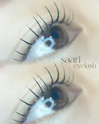 マツエク・マツパ saari eye lash staffのマツエク・マツパデザイン