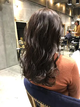 ロング カラー マンツーマン／韓国 ヘア‎Amiのヘアスタイル