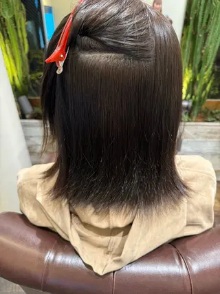 ミディアム ホリグチ ルナのヘアスタイル