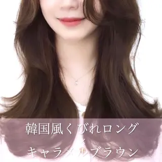 ロング 韓国くびれレイヤー 🇰🇷はづきのヘアスタイル