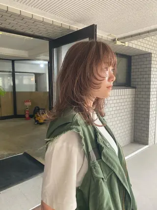 ミディアム カラー GATTACA所属・KEI gattacaのヘアスタイル