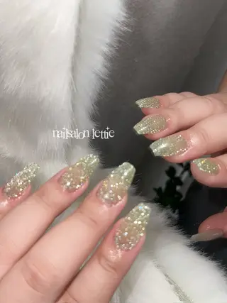 ネイル lettie🎀 京都ガーリーネイルのネイルデザイン
