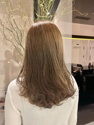 ミディアム カラー 💎K-two名古屋 安田ちづる💎のヘアスタイル