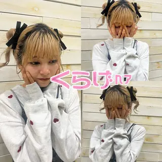 ヘアアレンジ なな/シェービング /カラー/アレンジのヘアスタイル