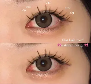 マツエク・マツパ NORA senaのマツエク・マツパデザイン