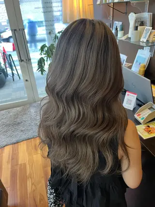 ロング カラー みわ/博多 ブリーチ/メンズヘアのヘアスタイル