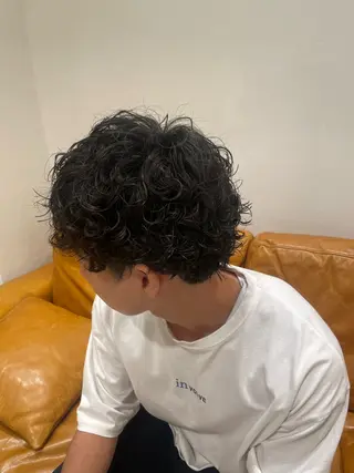 ショート パーマ 田中 陽菜乃のヘアスタイル