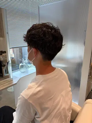 パーマ メンズ 菅原 佑月のヘアスタイル