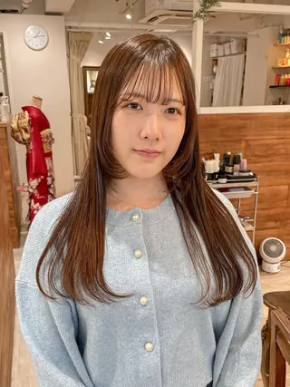 ロング 似合わせカット ▫️ｲﾁｶ🌻のヘアスタイル