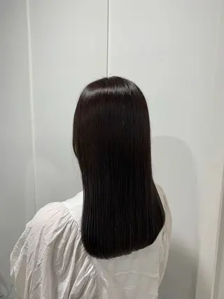 ロング カラー オリーブ🫒レイヤー /平尾/りの‎🤍のヘアスタイル