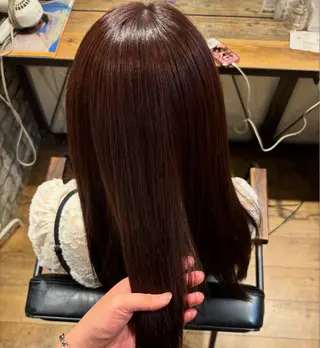 ロング カラー fotiiy所属・村下 美尋のヘアスタイル