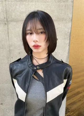 ショート カラー ボブ／パーマ指名 No. 1🍃れんとのヘアスタイル