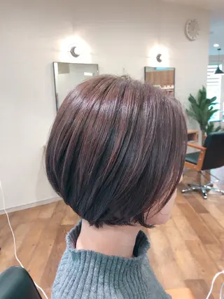 ショート カラー しょうへいの店四郎丸店所属・大川 優佳のヘアスタイル