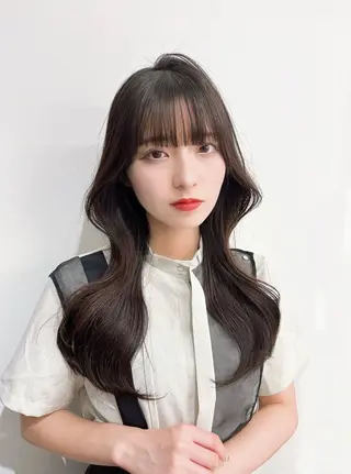 ロング 枝元 駿のヘアスタイル
