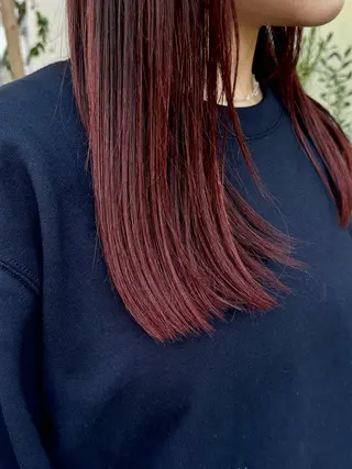 セミロング カラー TSUBAME HAIR所属・Yuzu .のヘアスタイル