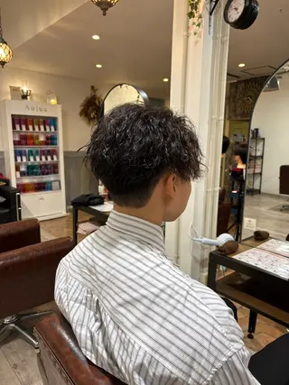 パーマ メンズ メンズパーマ／カラー ／矯正/御園京香のヘアスタイル