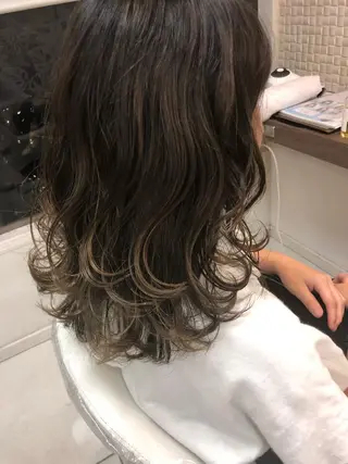 ミディアム カラー 🔥店長 原田 裕道🔥のヘアスタイル