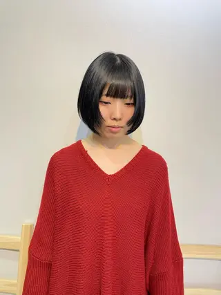 ショート カラー パーマ* 顔まわり似合わせのヘアスタイル