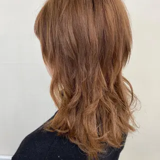 セミロング エクステ ハイトーン 💭黒崎ハルカのヘアスタイル