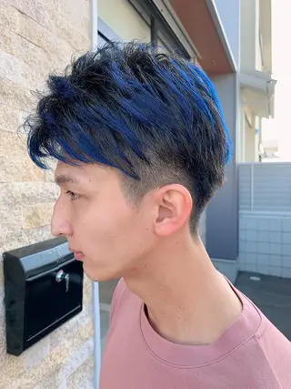 ショート カラー メンズ キッズ 中村 優太のヘアスタイル