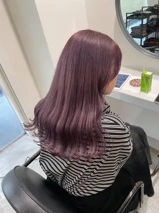 ロング カラー Koto🌿 ブリーチなしカラーのヘアスタイル