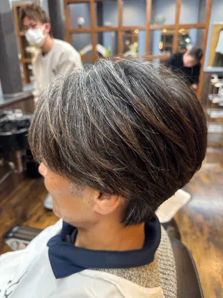 ミディアム メンズ KEEN  creative hair所属・💈理容師 齊藤💈のヘアスタイル