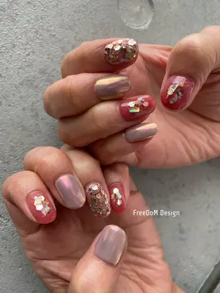 ネイル ＦreeDoＭ   Design所属・W KUMIのネイルデザイン