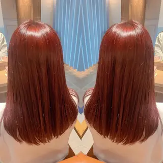 ロング カラー 韓国🇰🇷 ✂︎hair 内田愛のヘアスタイル