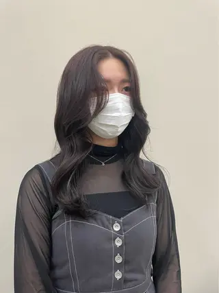 ロング カラー { door } Kawasakiのヘアスタイル