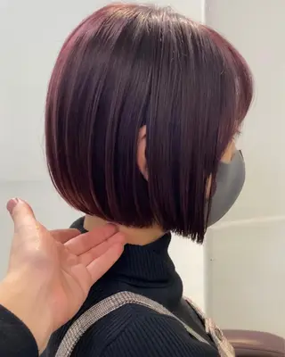 ショート カラー カットと縮毛矯正の匠 【こだま】のヘアスタイル