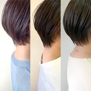 ショート カラー 江上拓郎/ショート /酸性ストレートのヘアスタイル