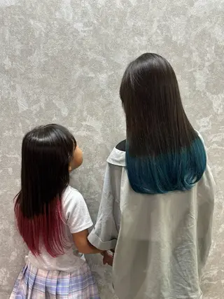 ロング カラー キッズ GO GOOD.髪質 改善艶カラー小宮拓海のヘアスタイル