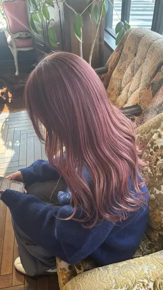 ロング 長瀬 友唯のヘアスタイル