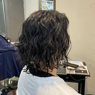 パーマ メンズ 高田 さくらのヘアスタイル