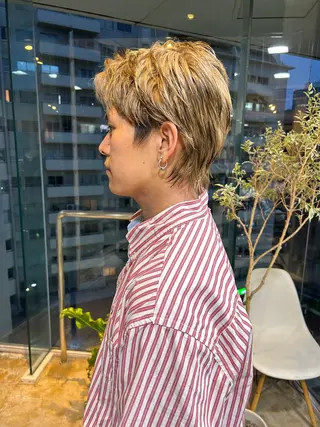 カラー メンズ デザインパーマ🌀 KAISEIのヘアスタイル