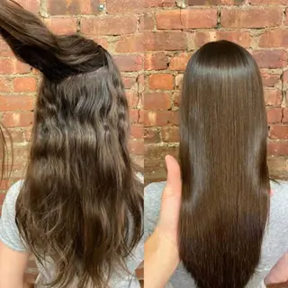 ロング 福田 秀好のヘアスタイル