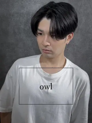 ショート パーマ メンズ メンズサロン【owl 心斎橋】難波/アメ村のヘアスタイル